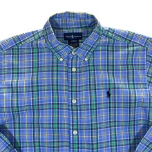 Load image into Gallery viewer, Early 00&#39;s RALPH LAUREN Mini Logo Plaid Check Long Sleeve Button-Up Shirt
