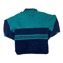 Load image into Gallery viewer, Vintage BIWANG Embroidered Logo Colour Block 1/4 Zip Pullover Fleece Sweatshirt
