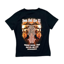 Load image into Gallery viewer, DOOM SHALL RISE VI (2009) &quot;The Return&quot; Doom Heavy Metal Music Band Festival Lineup T-Shirt
