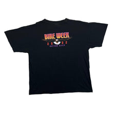 Load image into Gallery viewer, Vintage DAYTONA BEACH BIKE WEEK (2002) Gothic Biker Souvenir Spellout Graphic T-Shirt
