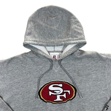 Load image into Gallery viewer, NFL SAN FRANCISCO 49ERS Football Embroidered Big Logo Pullover Grey Hoodie
