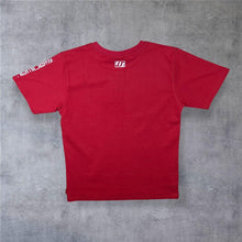 Load image into Gallery viewer, Animal Classic Skater Surfer Logo Spellout Graphic Red T-Shirt
