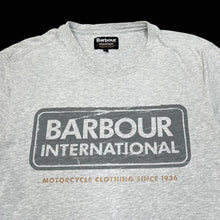 Load image into Gallery viewer, BARBOUR INTERNATIONAL Classic Logo Spellout Graphic Cotton T-Shirt
