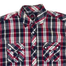 Load image into Gallery viewer, Early 00&#39;s AIRWALK Skater Mini Logo Plaid Check Short Sleeve Cotton Shirt
