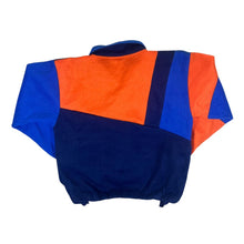 Load image into Gallery viewer, Vintage 90&#39;s SUPER CHAMP Colour Block 1/4 Button Pullover Fleece Sweatshirt
