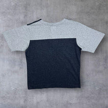 Load image into Gallery viewer, Vintage 90's Vice Vera Mini Logo Grey Mix Henley Button Short Sleeve T-Shirt
