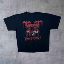 Load image into Gallery viewer, Torment “Die By The Saw” 20 Years Of Tormentation Thrash Heavy Metal Band T-Shirt
