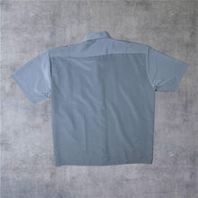 Load image into Gallery viewer, Early 00's Goth Y2K Embroidered Dragon Grey Polyester Cotton Shirt
