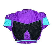 Load image into Gallery viewer, Vintage 90&#39;s Crazy Multi Colour Block Festival Shell Windbreaker Tracksuit Jacket
