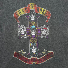 Load image into Gallery viewer, Clockhouse x GUNS N ROSES &quot;Appetite For Destruction&quot; Graphic Spellout Hard Rock Glam Metal Band T-Shirt
