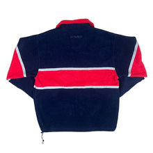 Load image into Gallery viewer, Vintage MCNEAL SPORT Colour Block Navy Blue Red 1/4 Zip Fleece Sweatshirt
