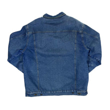 Load image into Gallery viewer, ATLAS FOR MEN Sherpa Fleece Lined Blue Denim Trucker Jacket
