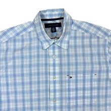 Load image into Gallery viewer, TOMMY HILFIGER Mini Pocket Logo Plaid Check Short Sleeve Cotton Shirt
