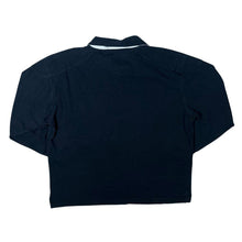 Load image into Gallery viewer, Cotton Traders New Zealand All Blacks Long Sleeve Black Cotton Rugby Polo Shirt
