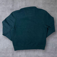 Load image into Gallery viewer, G.H.Bass &amp; Co. Contrast Fleece Collared Dark Grey Button Pullover Sweatshirt
