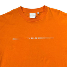 Load image into Gallery viewer, PARLEZ Embroidered Mini Logo Spellout Streetwear Skater Graphic T-Shirt
