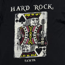 Load image into Gallery viewer, HARD ROCK CAFE &quot;Tampa&quot; King Of Spades Playing Card Souvenir Logo Spellout Graphic T-Shirt
