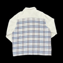 Load image into Gallery viewer, Vintage 90’s STRUGGLE’S Plaid Check Ribbed Cotton Collared Zip Sweatshirt

