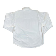 Load image into Gallery viewer, Vintage 90&#39;s LEE Sanforized Union Made White Cotton Long Sleeve Popper Shirt
