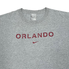 Load image into Gallery viewer, Vintage NIKE &quot;Orlando&quot; Silver Tag Swoosh Logo Spellout Graphic T-Shirt
