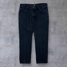 Load image into Gallery viewer, Lee Jeans "Brooklyn Comfort" Classic Black Straight Leg Denim Jeans
