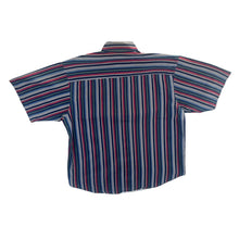 Load image into Gallery viewer, Vintage Pendleton Made In USA Multi Striped Short Sleeve Button-Up Cotton  Shirt
