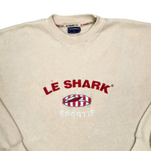 Load image into Gallery viewer, Vintage LE SHARK SPORTIF Embroidered Big Logo Spellout Crewneck Fleece Sweatshirt
