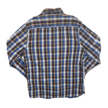 Load image into Gallery viewer, Levi&#39;s &quot;Original Workshirt&quot; Brown Blue Plaid Check Long Sleeve Flannel Cotton Shirt
