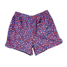 Load image into Gallery viewer, NIKE Embroidered Mini Logo Polka Dot Multi Colour Patterned Polar Fleece Shorts
