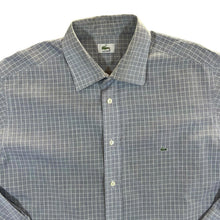 Load image into Gallery viewer, Vintage LACOSTE Classic Embroidered Mini Logo Grid Check Long Sleeve Shirt
