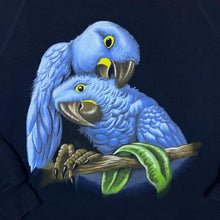 Load image into Gallery viewer, Vintage 90&#39;s LORO PARQUE &quot;Tenerife, Spain&quot; Parrot Bird Wildlife Graphic Souvenir Sweatshirt
