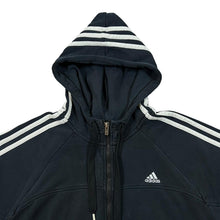 Load image into Gallery viewer, ADIDAS Classic Three Stripe Embroidered Mini Logo Zip Hoodie
