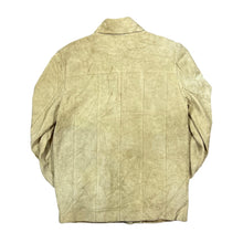 Load image into Gallery viewer, Vintage 90&#39;s MONTGOMERY WARD Made In Korea Beige Suede Leather Button Jacket
