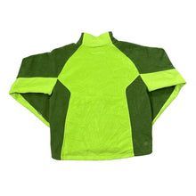 Load image into Gallery viewer, Early 00&#39;s HELLY HANSEN &quot;ZMax&quot; Green Colour Block Mini Logo Zip Fleece Sweatshirt
