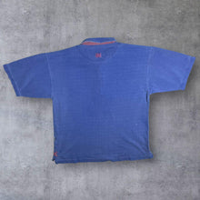 Load image into Gallery viewer, Vintage DEAL Classic Blue Heavy Cotton Short Sleeve Polo Shirt

