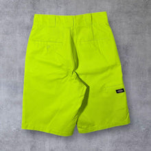 Load image into Gallery viewer, Dickies "Loose Fit" Skater Workwear Fluorescent Green Yellow Shorts

