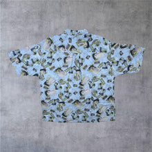 Load image into Gallery viewer, Vintage M.E.Sport "Honolulu Hawaii" Hawaiian Tropical Patterned Short Sleeve Rayon Shirt
