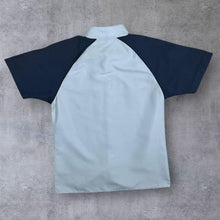 Load image into Gallery viewer, Early 00&#39;s Clockhouse Gothic Y2K Tribal Motif Grey Mix Short Sleeve Shirt
