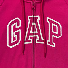 Load image into Gallery viewer, GAP Classic Embroidered Big Logo Spellout Zip Hoodie
