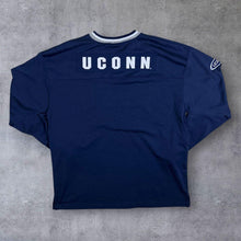 Load image into Gallery viewer, Vintage Lee Sport NCAA Uconn Huskies Embroidered College Navy Blue Sweatshirt
