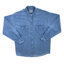 Load image into Gallery viewer, Vintage 90&#39;s Great Canadian Rugged Wear Blue Denim Long Sleeve Shirt
