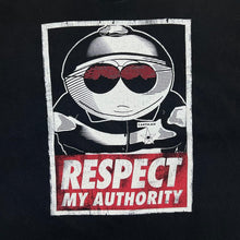 Load image into Gallery viewer, Delta SOUTH PARK &quot;Respect My Authority&quot; Cartman TV Show Spellout Graphic T-Shirt
