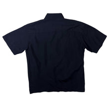 Load image into Gallery viewer, Early 00&#39;s SPK2 Gothic Biker Tribal Graphic Black Polyester Short Sleeve Shirt
