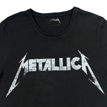 Load image into Gallery viewer, METALLICA Classic Logo Spellout Graphic Thrash Heavy Metal Band T-Shirt
