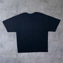 Load image into Gallery viewer, Early 00’s Never In Life Gothic Novelty Slogan Graphic Spellout Black T-Shirt
