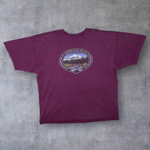 Load image into Gallery viewer, Vintage Prairie Mountain &quot;Yellowstone National Park&quot; Souvenir Burgundy Cotton T-Shirt
