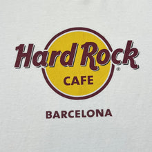 Load image into Gallery viewer, HARD ROCK CAFE &quot;Barcelona&quot; Classic Souvenir Logo Spellout Graphic T-Shirt
