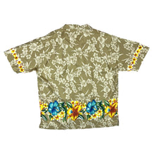 Load image into Gallery viewer, BB COUTURE London Hawaiian Tropical Floral Patterned Open Collar Polyester Shirt
