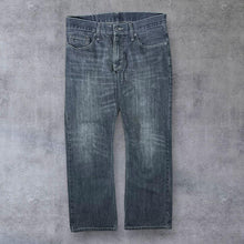 Load image into Gallery viewer, Levi's 527 Classic Washed Grey Low Rise Boot Cut Denim Jeans
