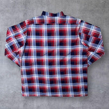 Load image into Gallery viewer, Vintage Triola Multi Plaid Check Long Sleeve Cotton Flannel Shirt
